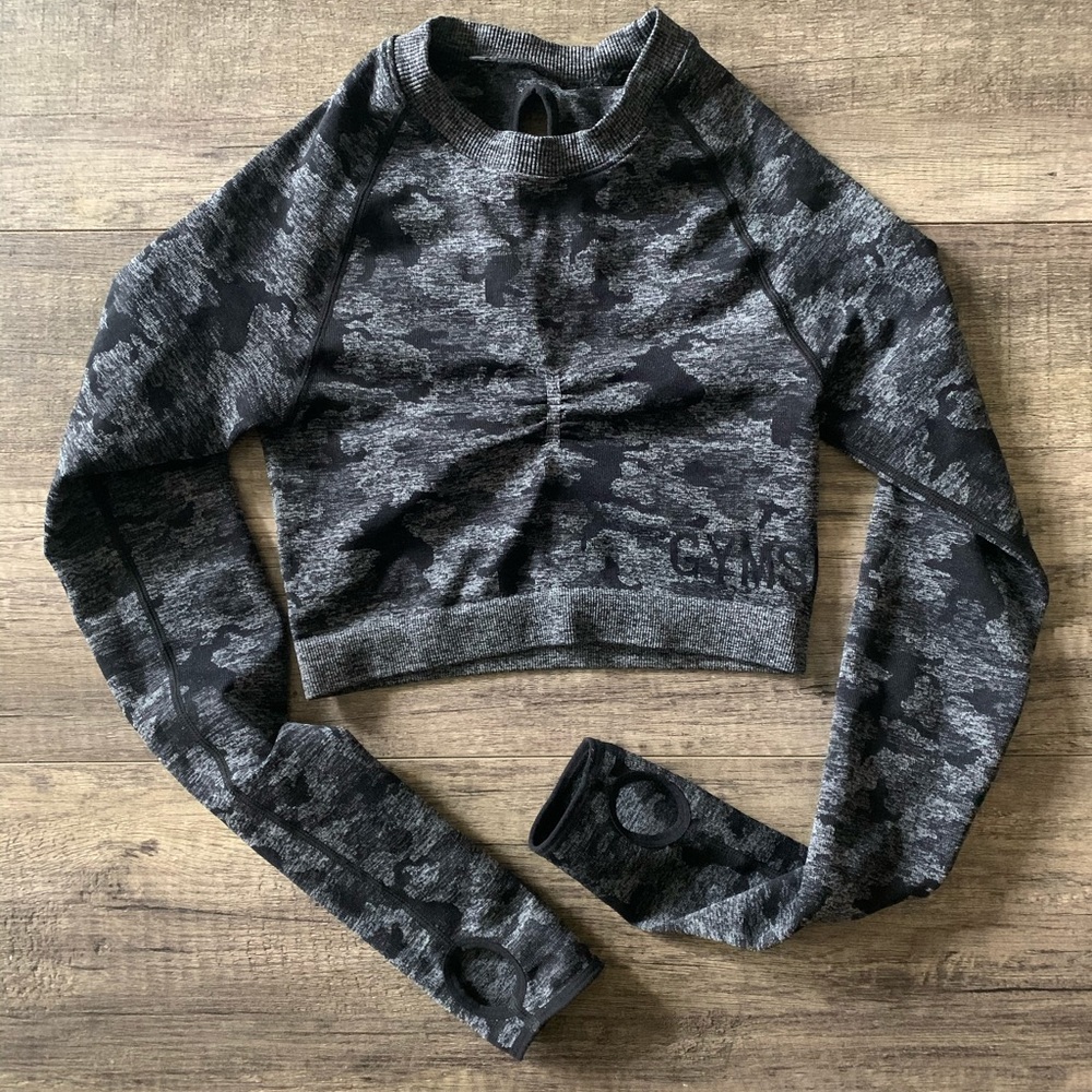 Gymshark long sleeve seamless crop